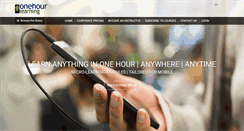 Desktop Screenshot of onehourlearning.com